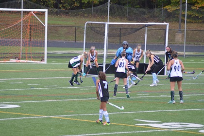 Green Hornets Field Hockey players.